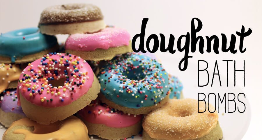 diy donut bath bombs